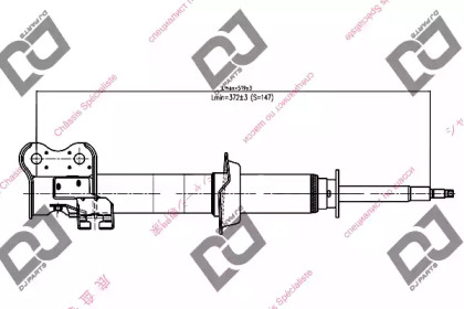 Амортизатор DJ PARTS DS1093GS